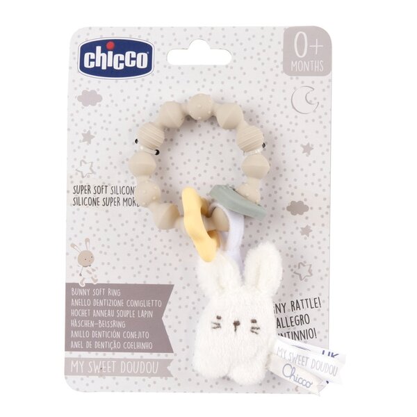 Hochet anneau souple Lapin