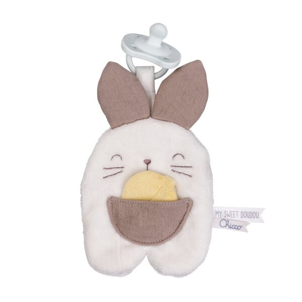 Attache-sucette Doudou Lapin