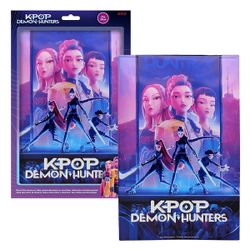 Plaque en aluminium KPop Demon Hunters - 20x30cm