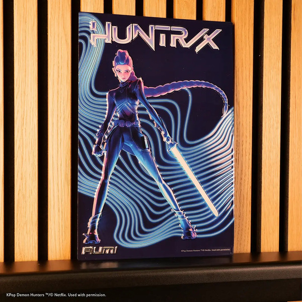 Plaque en aluminium KPop Demon Hunters - Rumi - 20x30cm