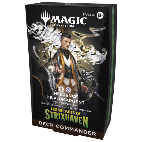Deck Commander Magic: The Gathering - Les secrets de Strixhaven - Influence de Plumargent 