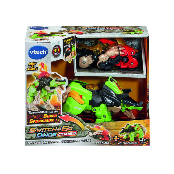 Switch & Go Dinos Combo – Spinops, le super spinosaure 2 en 1