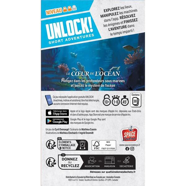 Unlock ! Short Adventures : Le Coeur de l Océan