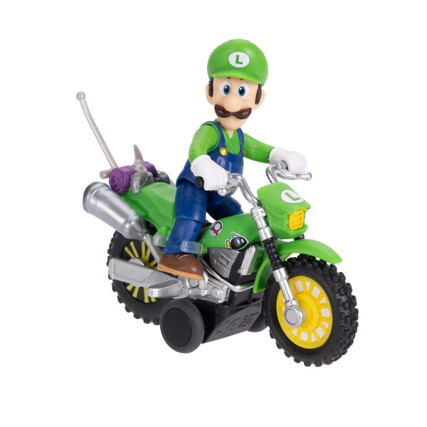 Figurine Luigi et sa moto - Film Super Mario Galaxy