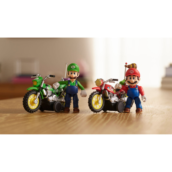 Figurine Luigi et sa moto - Film Super Mario Galaxy