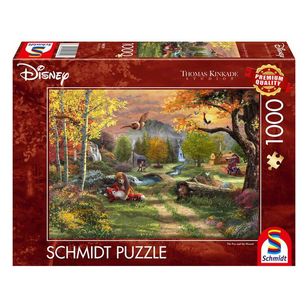 Puzzle Disney 1000 pièces - Rox et Rouky