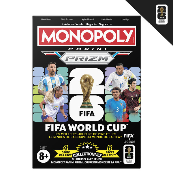 Boîte de booster Monopoly FIFA Coupe du Monde