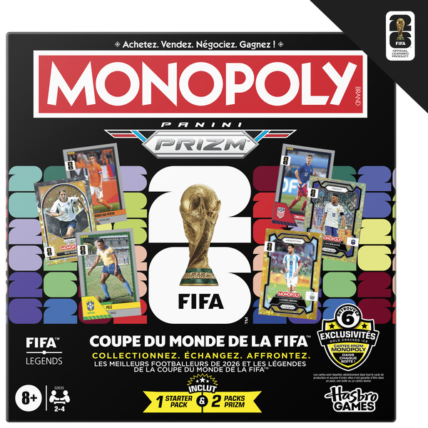 Monopoly Panini Prizm : FIFA Coupe du Monde