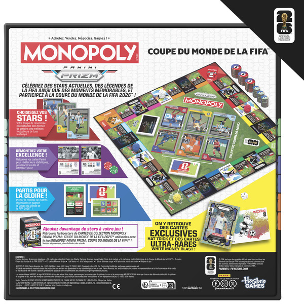 Monopoly Panini Prizm : FIFA Coupe du Monde