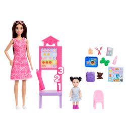 Poupée Barbie coffret maîtresse d'école