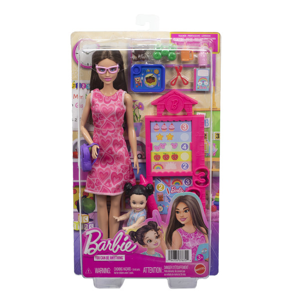 Poupée Barbie coffret maîtresse d école