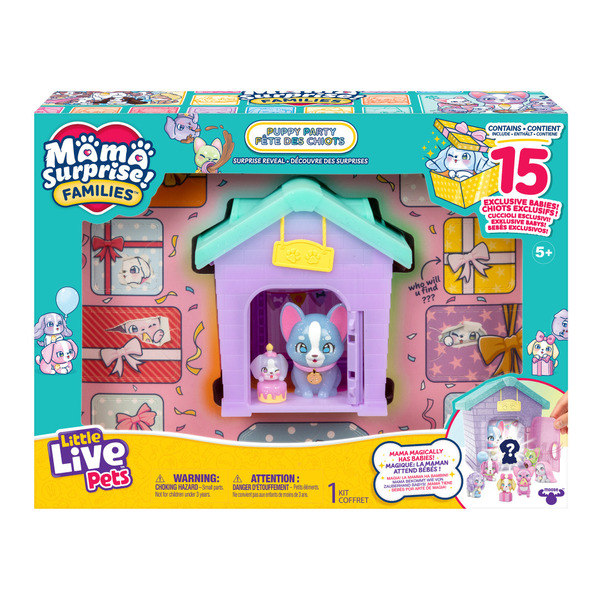 Mama Surprise! Families Little Live Pets - Fête des chiots
