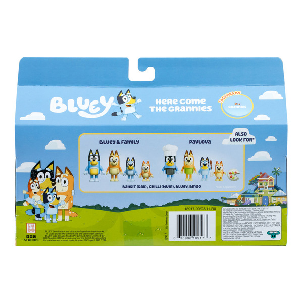 Pack de 4 figurines Bluey - Voilà les mamies