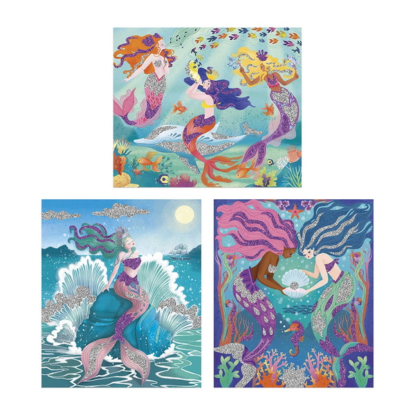 Kit Créatif - Paillettes à coller sirènes