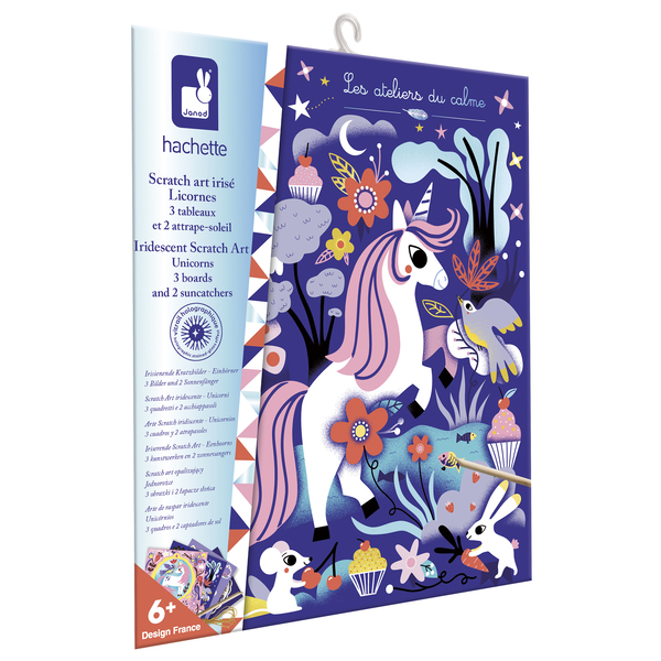 Kit Créatif - Scratch art licornes