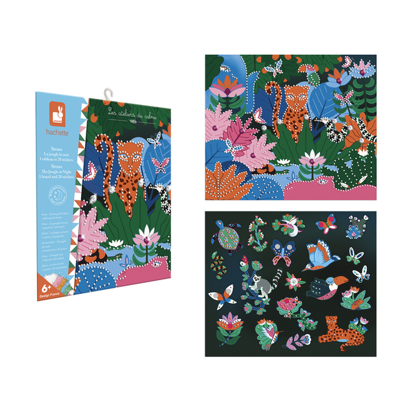 Kit Créatif - Strass la jungle la nuit