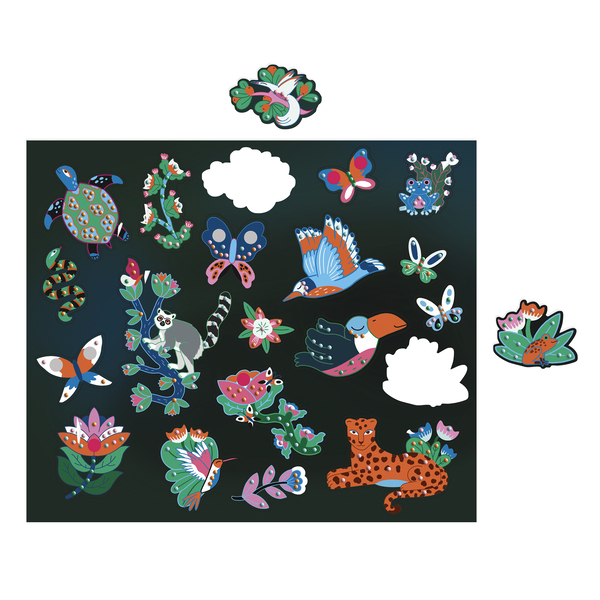 Kit Créatif - Strass la jungle la nuit