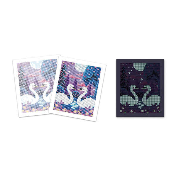 Kit créatif - Peinture diamants phosporescents au clair de lune