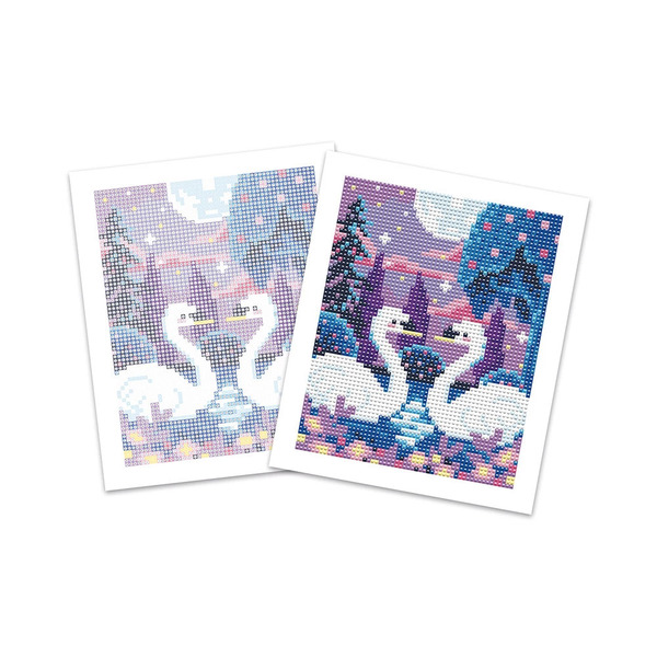 Kit créatif - Peinture diamants phosporescents au clair de lune