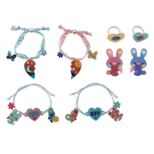 Kit créatif - 8 bijoux d amitié à créer