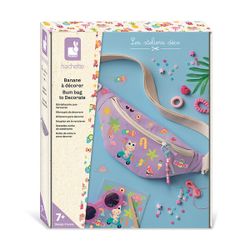 Sac banane mauve à décorer