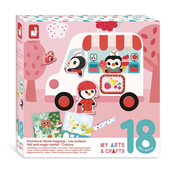 Coffret créatif feutrine et feutre magique 