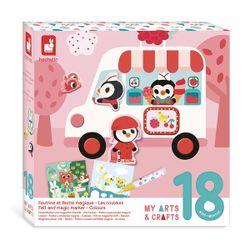 Coffret créatif feutrine et feutre magique 