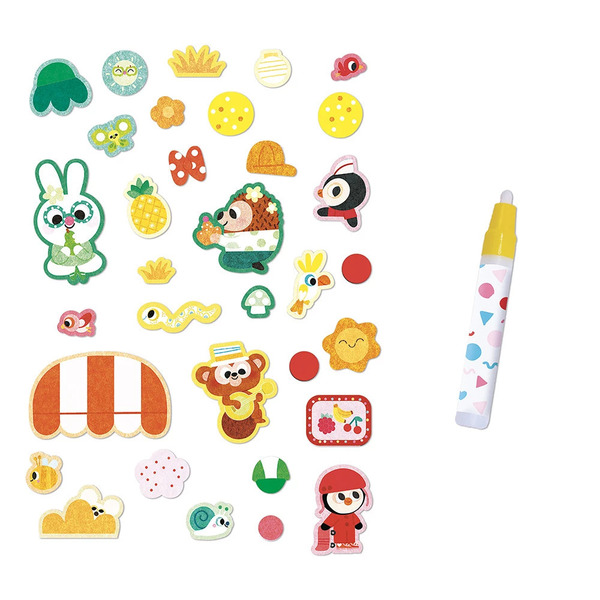 Coffret créatif feutrine et feutre magique 