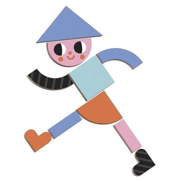 Magnéti book tangram - 85 magnets