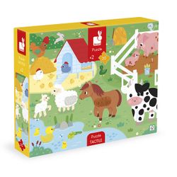 Puzzle tactile "La Ferme" - 20 pièces