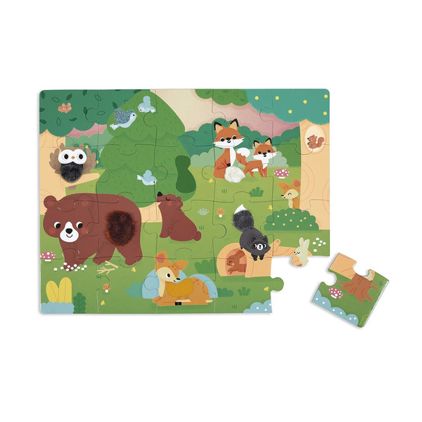 Puzzle tactile "La Forêt" - 20 pièces