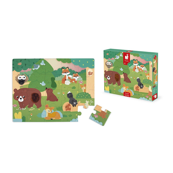 Puzzle tactile "La Forêt" - 20 pièces
