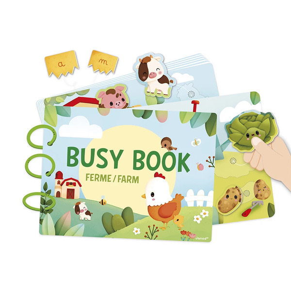 Busy-book ferme - Français/Anglais