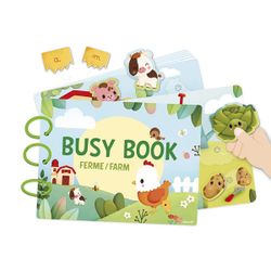 Busy-book ferme - Français/Anglais