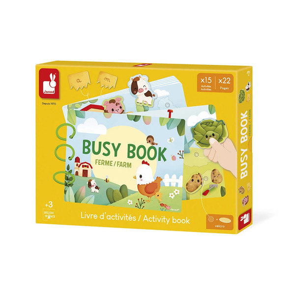 Busy-book ferme - Français/Anglais