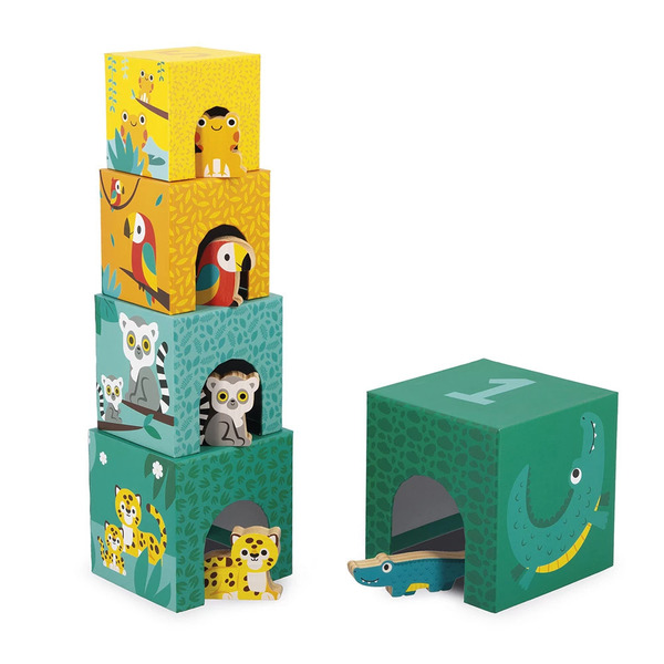 Pyramide 5 cubes Tropik