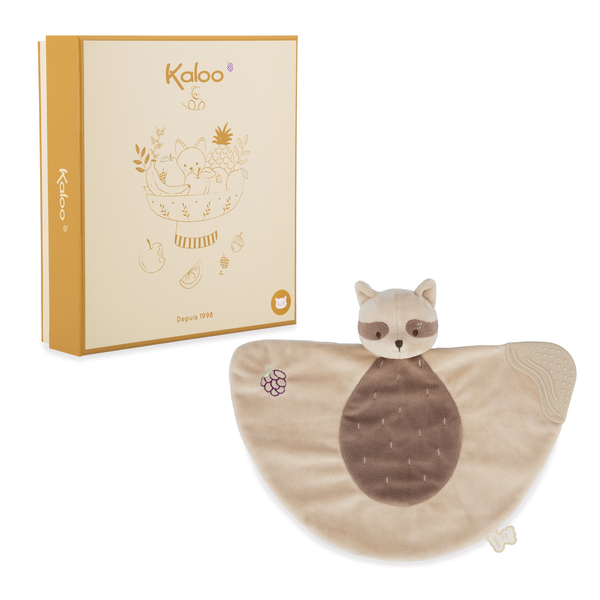 Doudou de dentition raton laveur