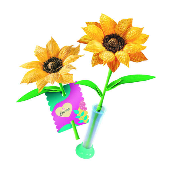Crée tes fleurs - Tournesol