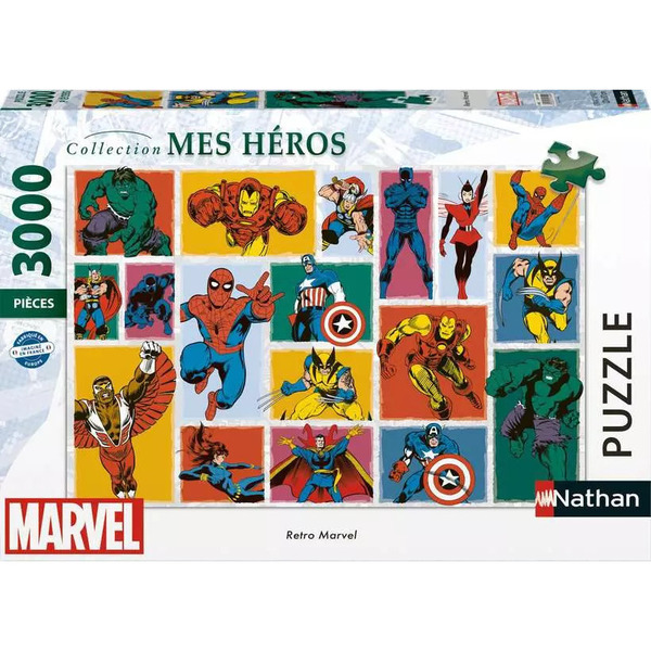 Puzzle Retro Marvel - 3000 pièces 