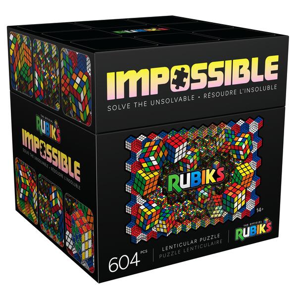 Puzzle 604 pièces rubik s impossible