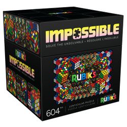 Puzzle 604 pièces rubik's impossible