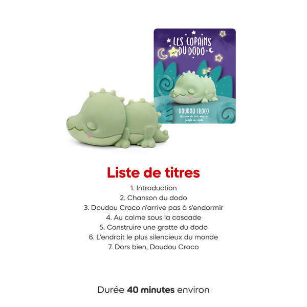 Tonies Doudou Croco - Les copains du Dodo
