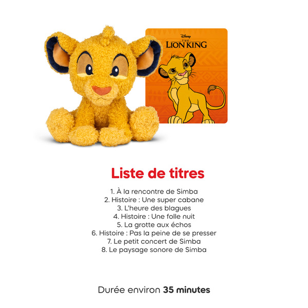 Tonie-Câlin - Disney - Simba