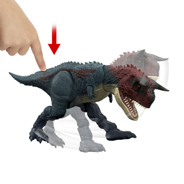 Jurassic World - Figurine Carnotaure Attaque Et Morsure