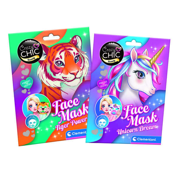 Masque beauté - Licorne et Tigre