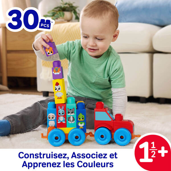Tracteur mes animaux à assembler Mega Bloks