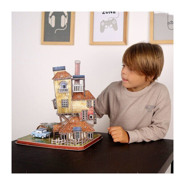 Puzzle 3D Harry Potter - Le Terrier Maison des Weasley (103 pièces)
