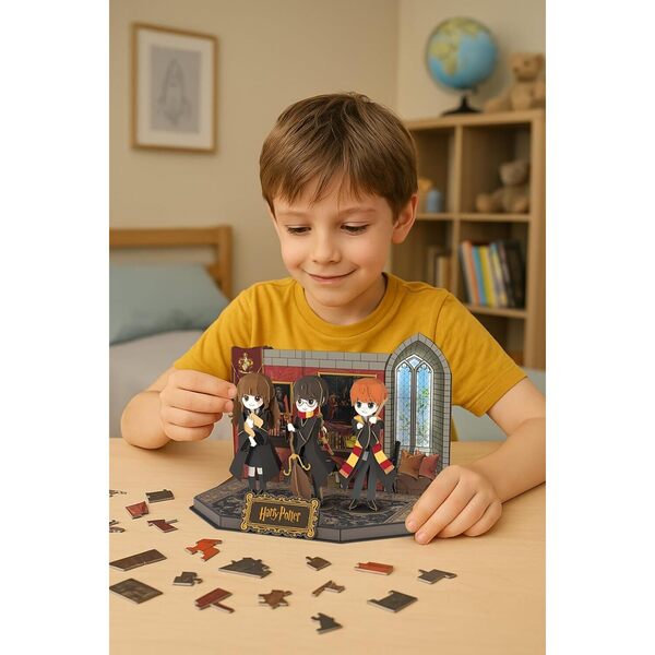 Puzzle 3D Harry Potter - Salle commune de Gryffondor - 127 pièces