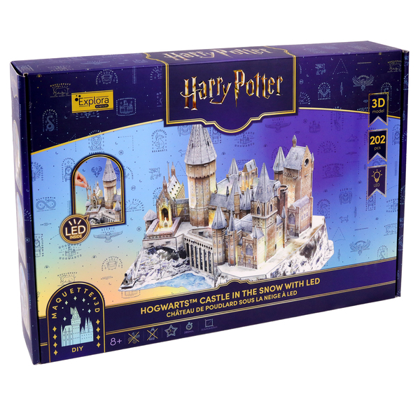 Puzzle 3D Harry Potter Le Château de Poudlard (197 pièces)
