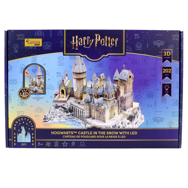 Puzzle 3D Harry Potter Le Château de Poudlard (197 pièces)